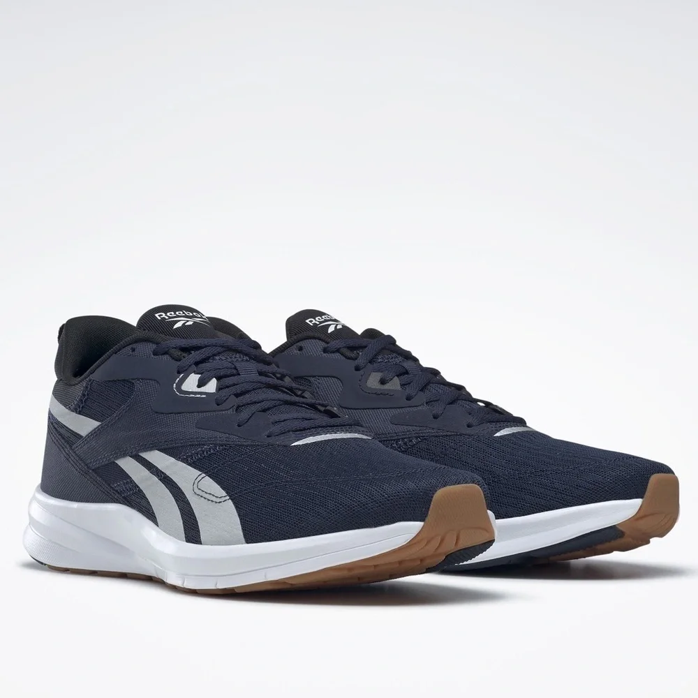 NEW Reebok Men’s Runner 4.0 Running Shoe, Vector Navy/Pure Grey/Gum